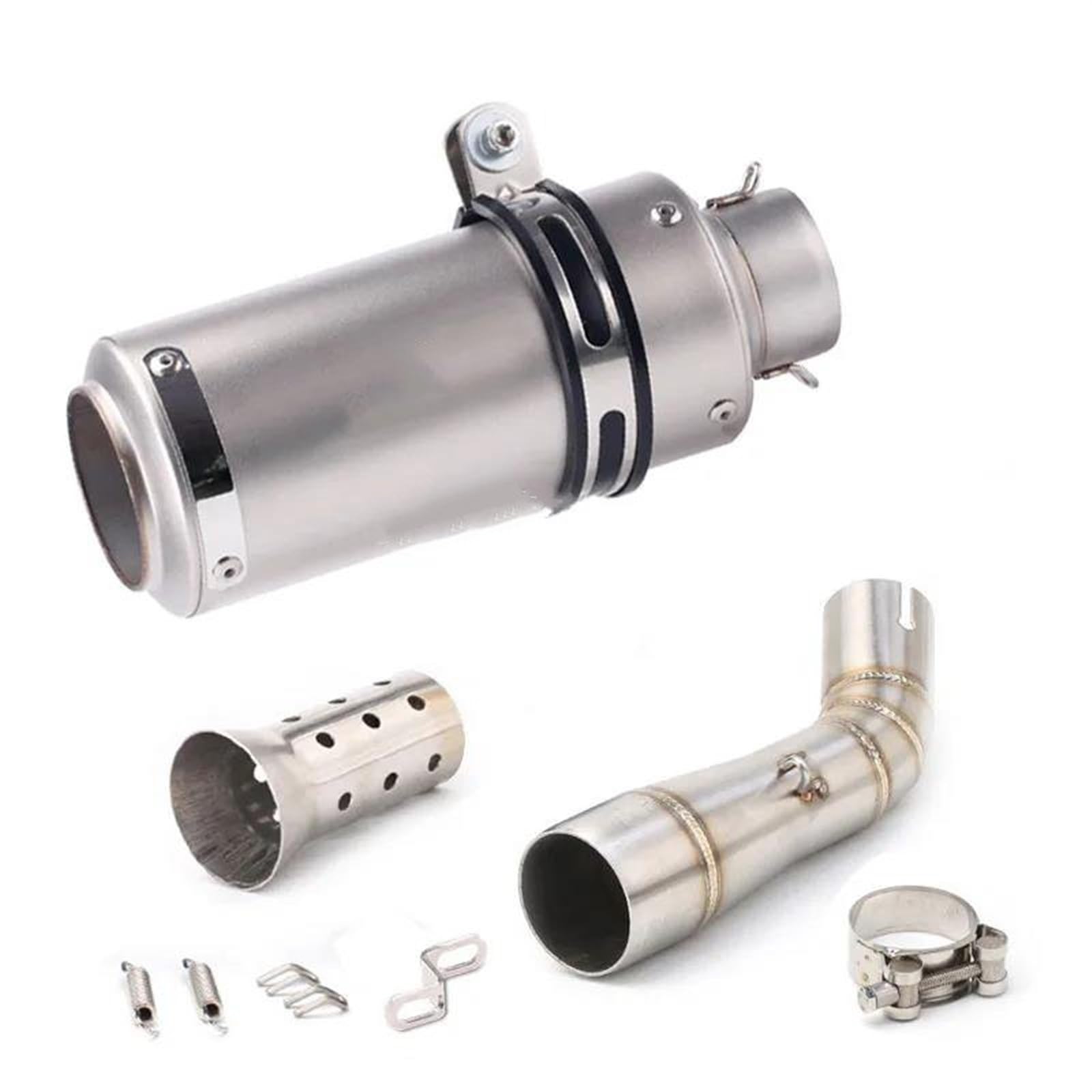 Schalldämpfereinsätze Motorrad Auspuff Schalldämpfer Kopf Mittleren Anschluss Rohr Geeignet Für Benelli Für Leoncino 250 502c TRK502C(Style 4) von Generisch