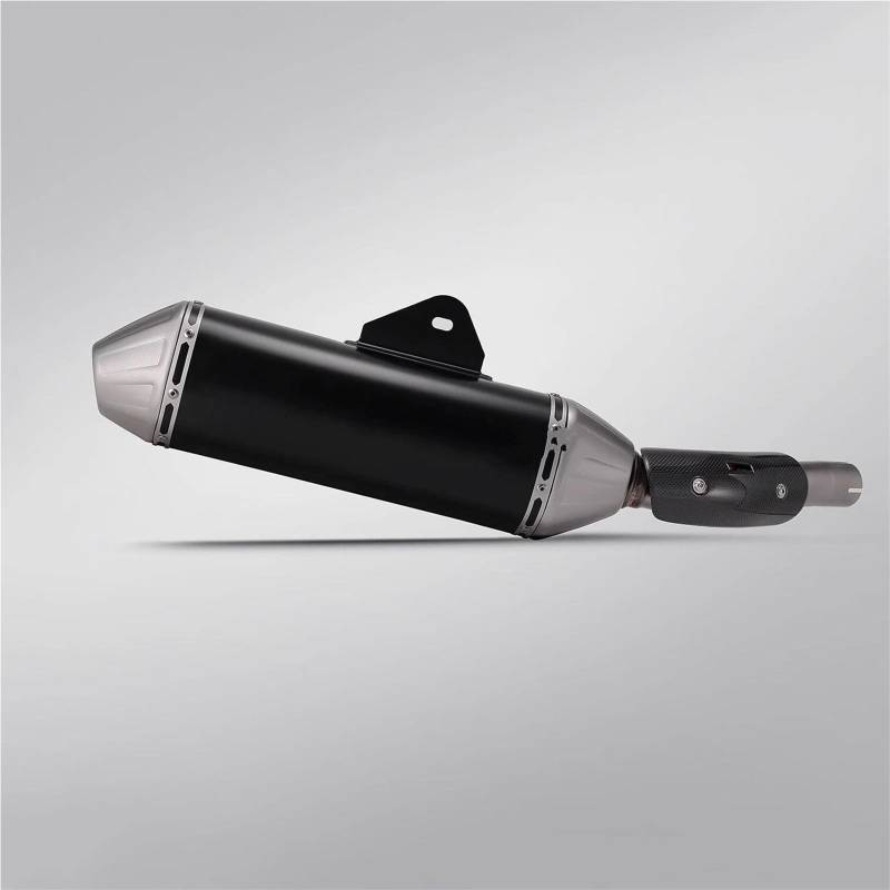 Schalldämpfereinsätze Motorrad-Auspuffrohr Slip-On-Mittelteil-Schalldämpfer-Modifikation Mit Hitzeschild Für Y&amaha Für Tenere 700 2019-2024 von Generisch