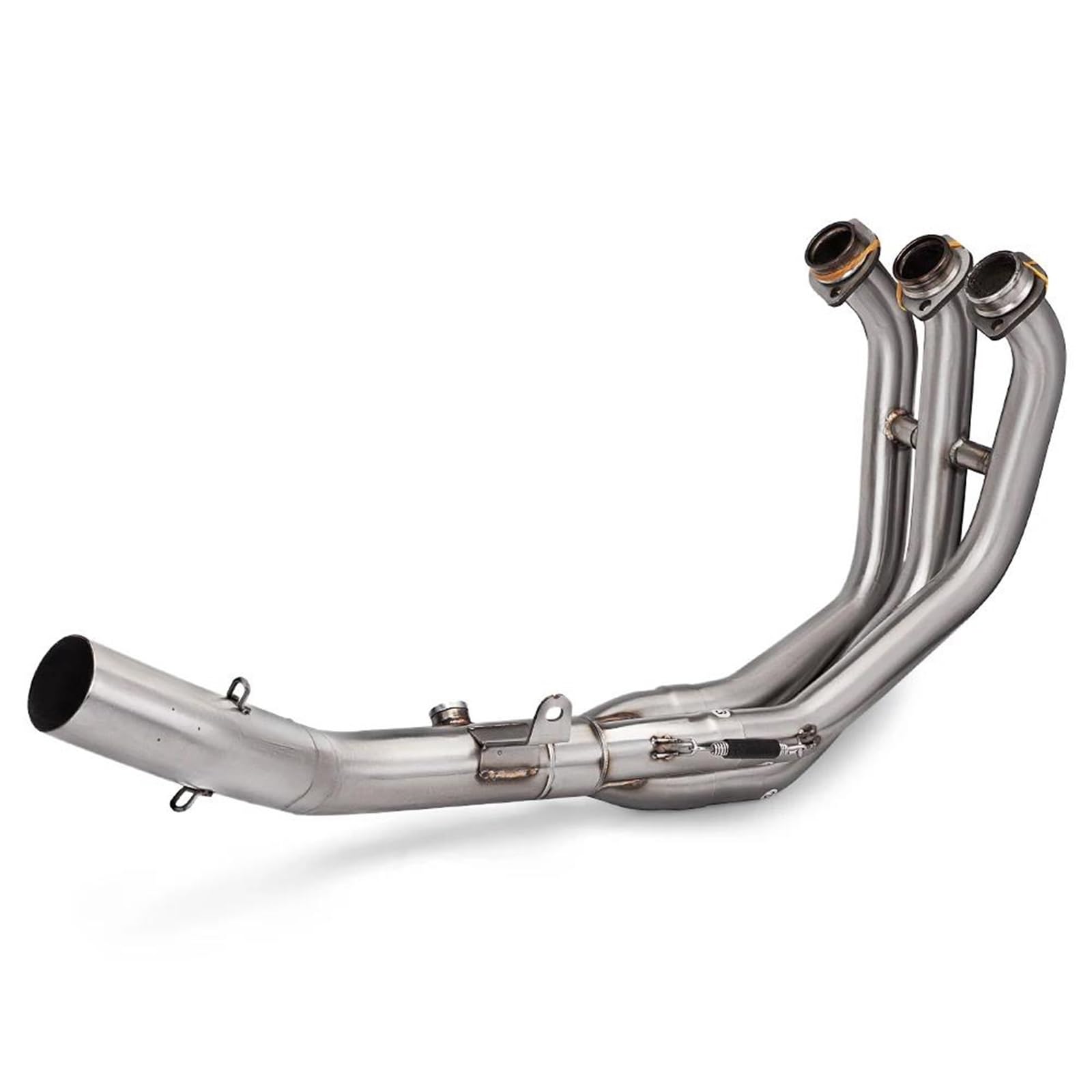 Schalldämpfereinsätze Motorrad Auspuffrohr Vorne Mitte Anschluss Rohr 51mm Schalldämpfer Geeignet Für Y&amaha MT09 FZ09 XSR900 V3 2021-2024 von Generisch