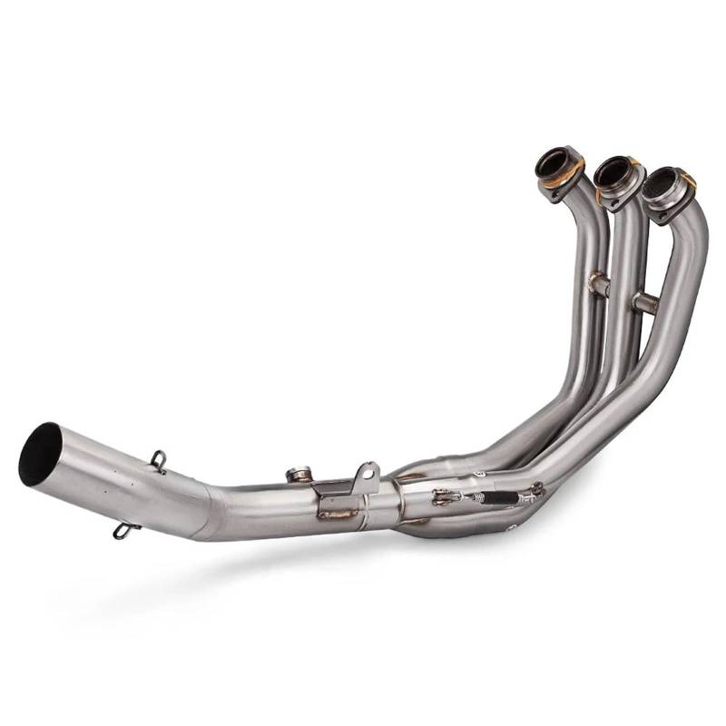 Schalldämpfereinsätze Motorrad Auspuffrohr Vorne Mitte Anschluss Rohr 51mm Schalldämpfer Geeignet Für Y&amaha MT09 FZ09 XSR900 V3 2021-2024 von Generisch