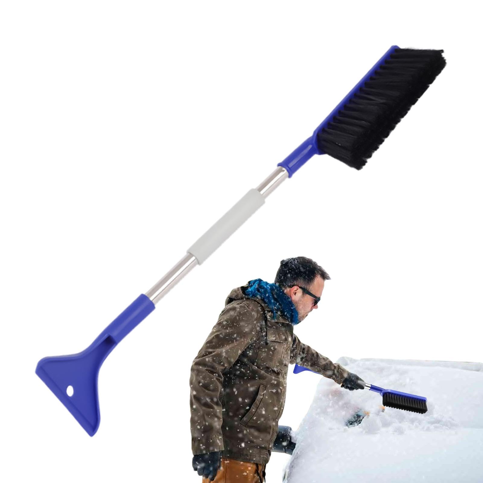 Schneebürste für Auto, Auto Schneeschaufel Bürste, Schneeräumer Bürste, Langstiel Schneebürste, Eiskratzer für Windschutzscheibe, Auto Windschutzscheibenbürste, Winter Auto Schneebürste Schneebürste für Auto, Auto Schneeschaufel Bürste, Schneeräumer Bürste, Langstiel Schneebürste, Eiskratzer für Windschutzscheibe, Auto Windschutzscheibenbürste, Winter Auto Schneebürste von Generisch