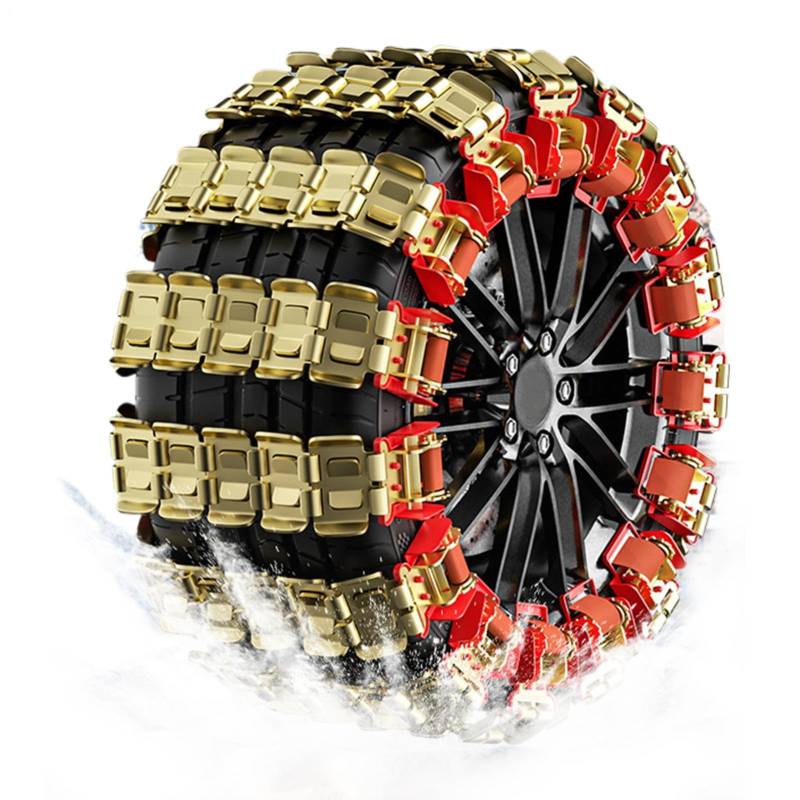 Schneeketten Für Autoreifen, Winterreifen Für Autos - Dragon Claw Design Auto Voller Schnee | Die Zugkette Von Regenreifen Zu Fräsen von Generisch