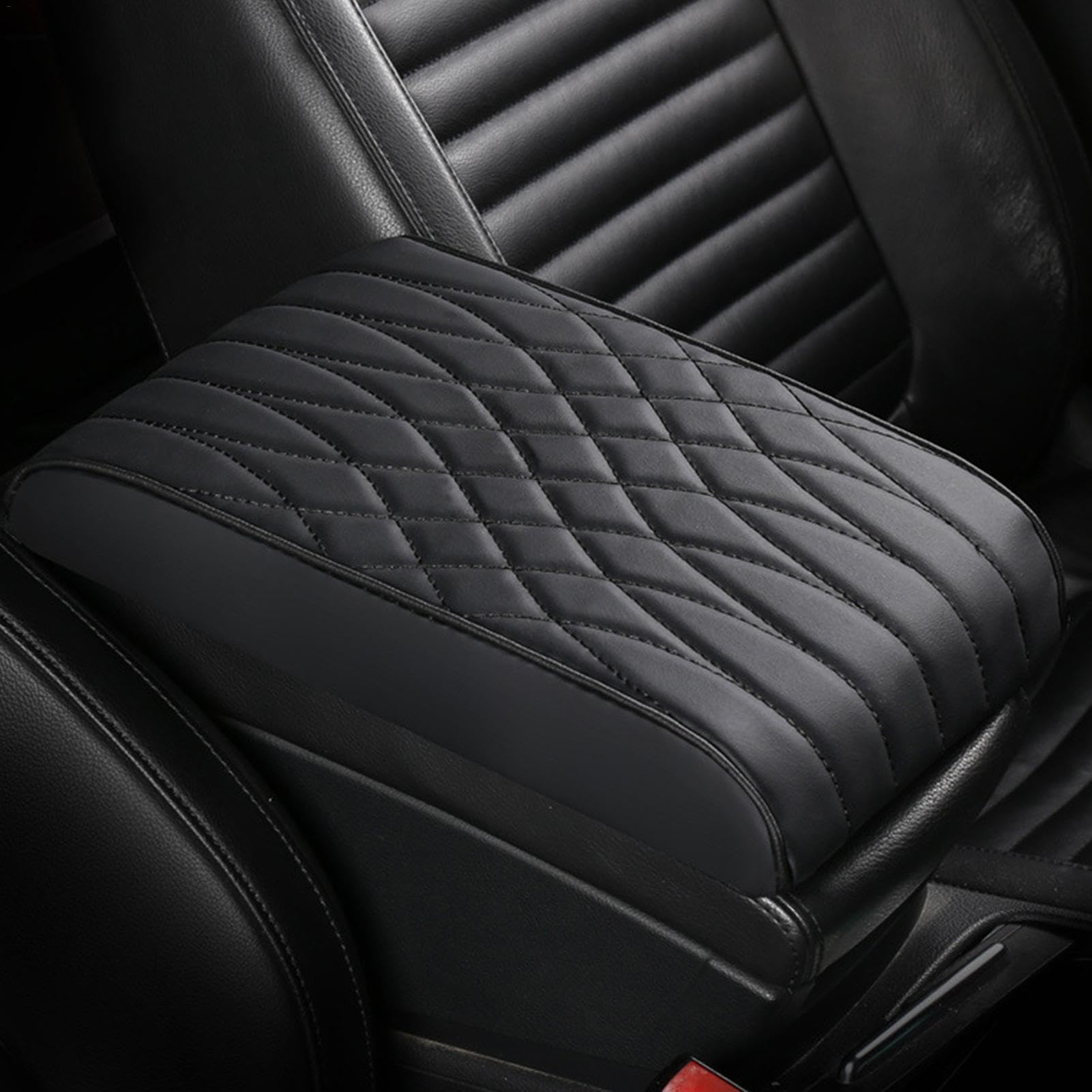 Auto Universeller Armlehnenbox-Matte | Me-mory Cotton Car Armrest Box Pad | Universeller Car Armrest Pad | Auto Armlehne Kissen für SUV, LKW, Fahrzeug Auto Universeller Armlehnenbox-Matte | Me-mory Cotton Car Armrest Box Pad | Universeller Car Armrest Pad | Auto Armlehne Kissen für SUV, LKW, Fahrzeug von Generisch