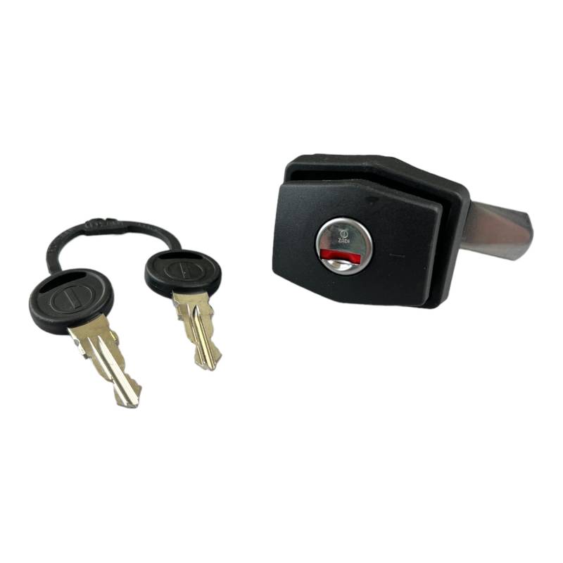 Schwarzen Druckschloss Zadi® Wohnmobilklappe Staukasten Gaskasten von Generisch