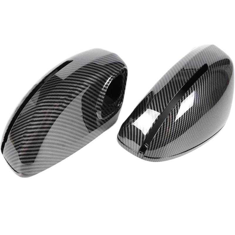 Seitenspiegelabdeckung Auto Seitenspiegelkappen Abdeckung Spiegelabdeckung Auto Außen Rückansicht Kappe Shell Ersatz Fall(Carbon Pattern) von Generisch