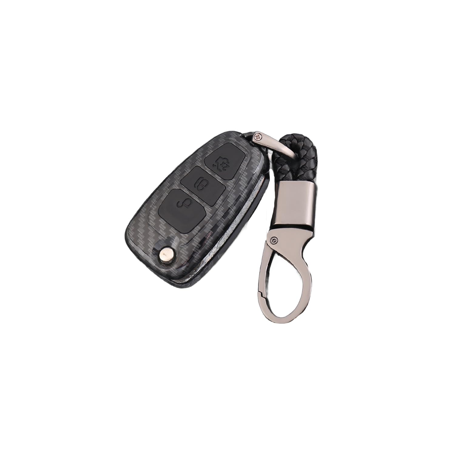 Silicone Autoschlüssel Hülle passt für Ford Escape Escort Taurus Ecosport Focus Edge Mondeo Schlüsselhülle Schutzcover mit Schlüsselanhänger Auto Zubehör,Black-C Silicone Autoschlüssel Hülle passt für Ford Escape Escort Taurus Ecosport Focus Edge Mondeo Schlüsselhülle Schutzcover mit Schlüsselanhänger Auto Zubehör,Black-C von Generisch