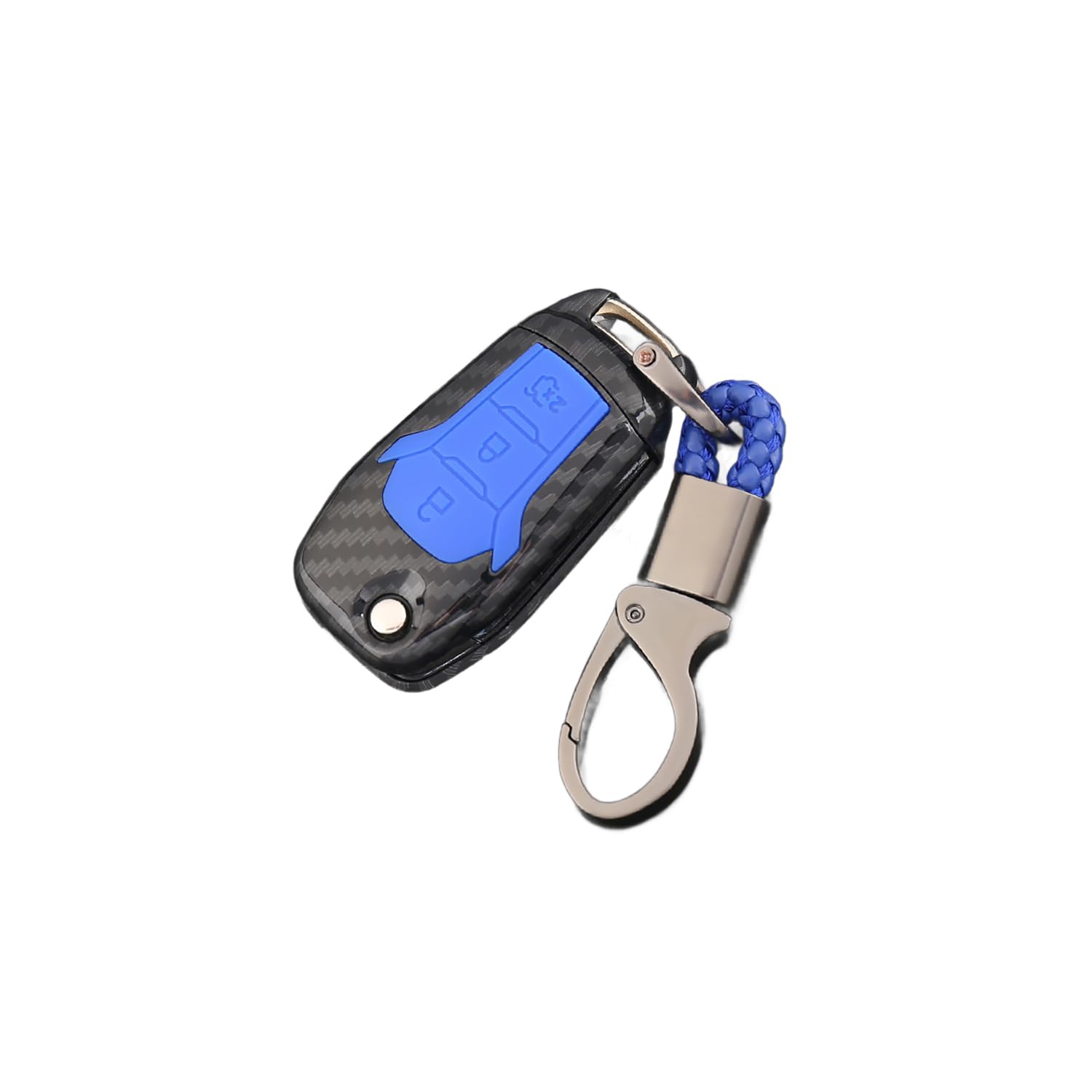 Silicone Autoschlüssel Hülle passt für Ford Escape Escort Taurus Ecosport Focus Edge Mondeo Schlüsselhülle Schutzcover mit Schlüsselanhänger Auto Zubehör,Blue-E Silicone Autoschlüssel Hülle passt für Ford Escape Escort Taurus Ecosport Focus Edge Mondeo Schlüsselhülle Schutzcover mit Schlüsselanhänger Auto Zubehör,Blue-E von Generisch