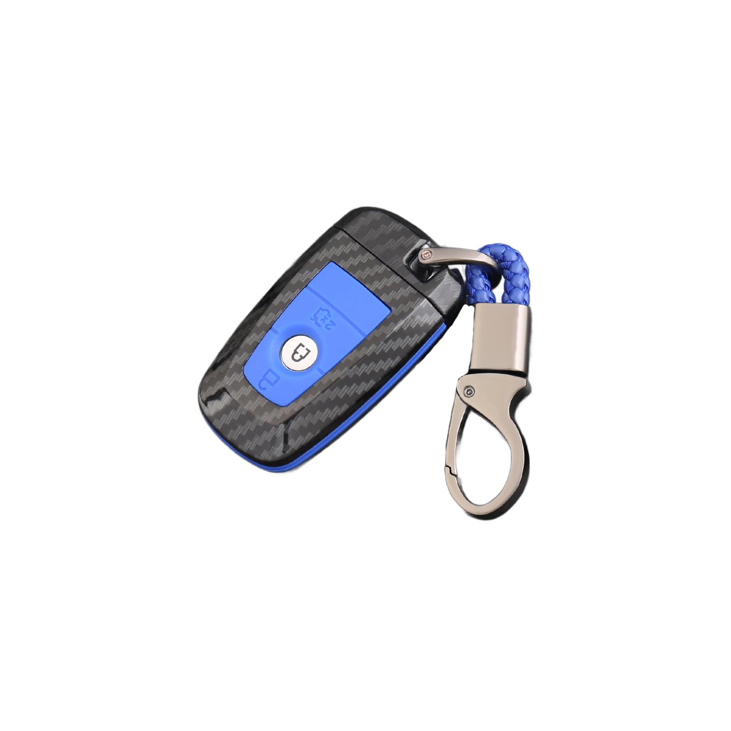 Silicone Autoschlüssel Hülle passt für Ford Escape Escort Taurus Ecosport Focus Edge Mondeo Schlüsselhülle Schutzcover mit Schlüsselanhänger Auto Zubehör,Blue-G Silicone Autoschlüssel Hülle passt für Ford Escape Escort Taurus Ecosport Focus Edge Mondeo Schlüsselhülle Schutzcover mit Schlüsselanhänger Auto Zubehör,Blue-G von Generisch