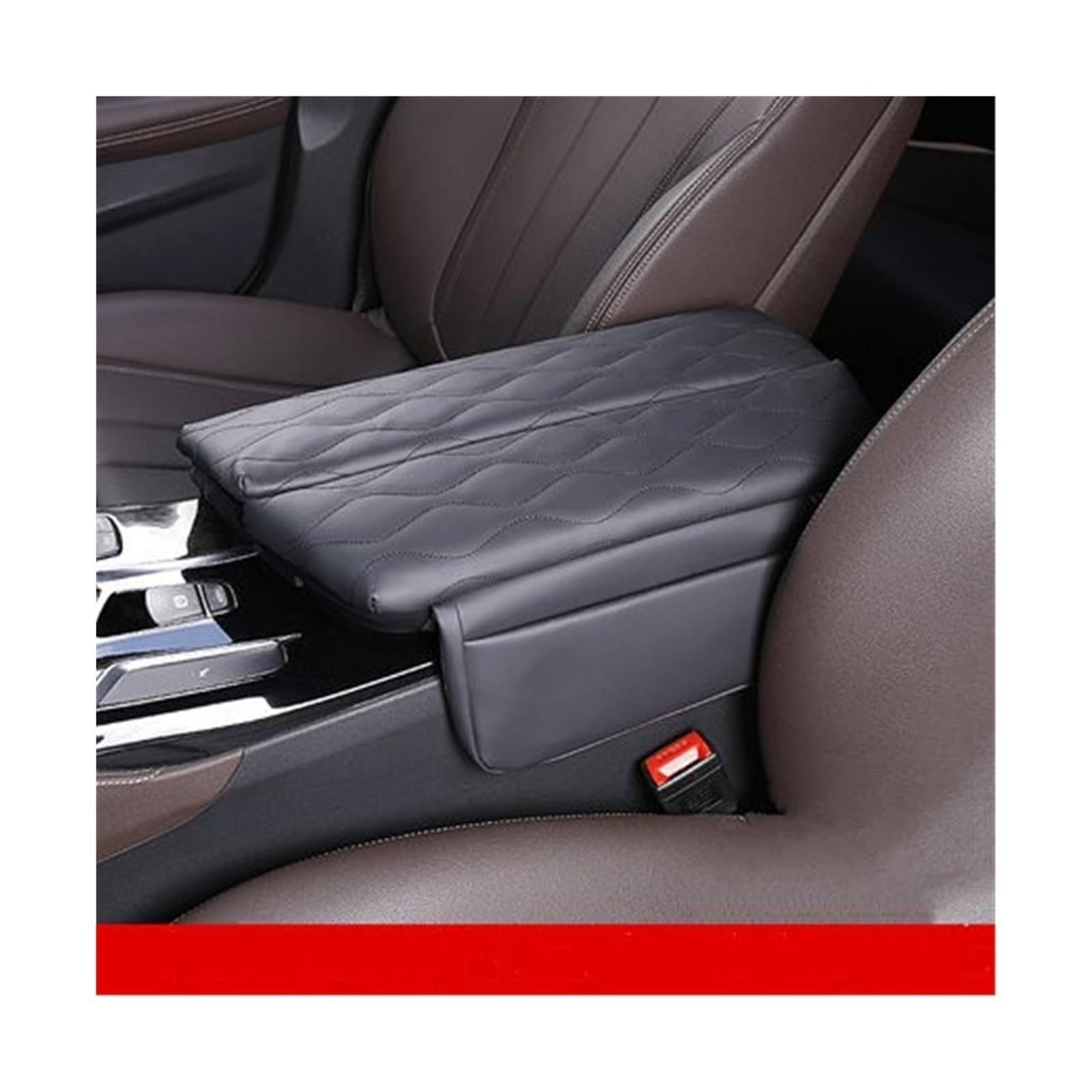 Sitz-Armlehnen-Boxanzug Auto Armlehne Abdeckung Pad Auto Arm Rest Matte Lagerung Box Kissen LHD für BMW 5 Series G30 G38 6GT G32 2018-2022(1) von Generisch