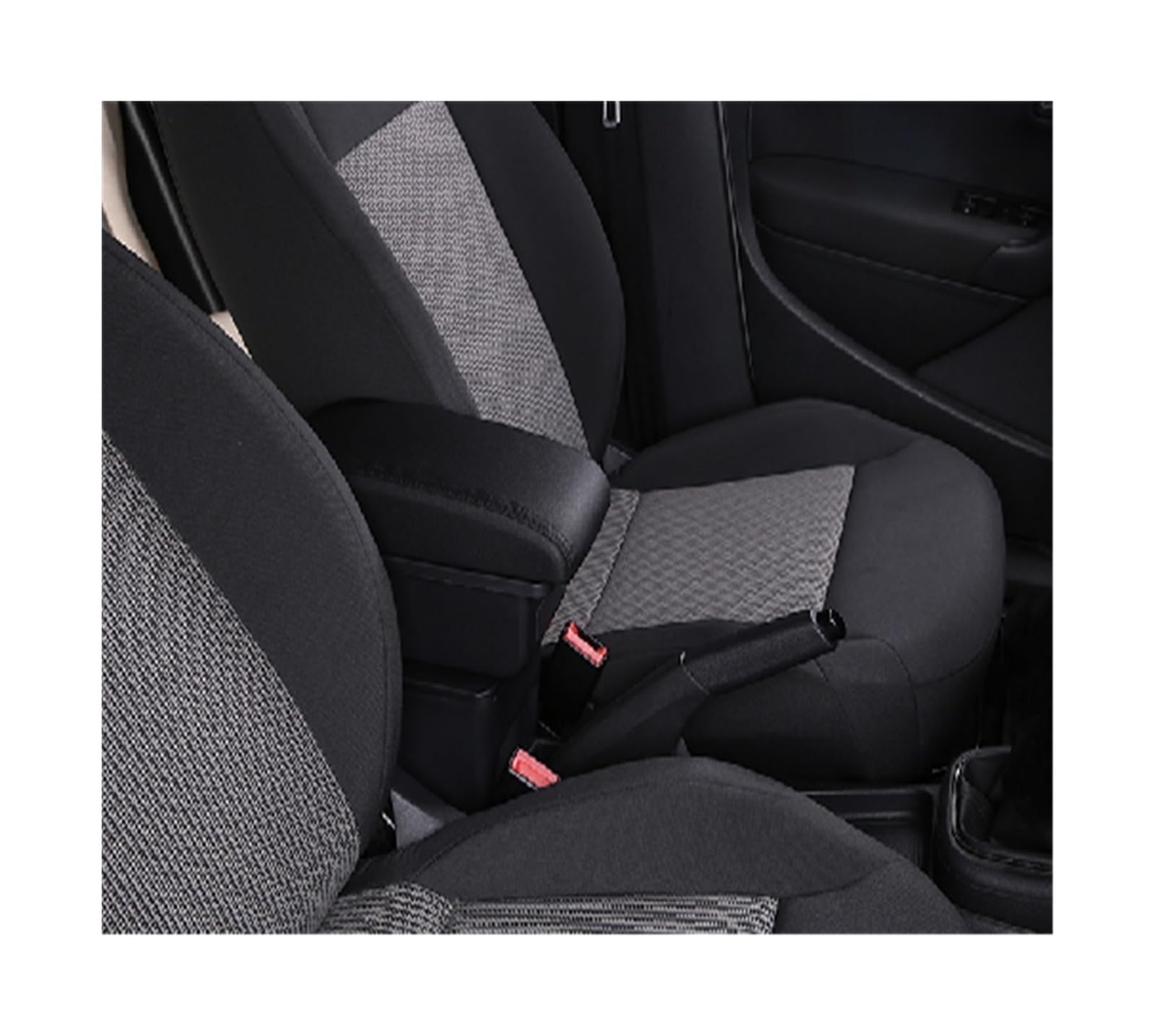 Sitz-Armlehnen-Boxanzug Auto Armlehne Box Interne Modifikation USB Auto Zubehör Armlehne Box für Nissan Note(B3,Schwarz) von Generisch