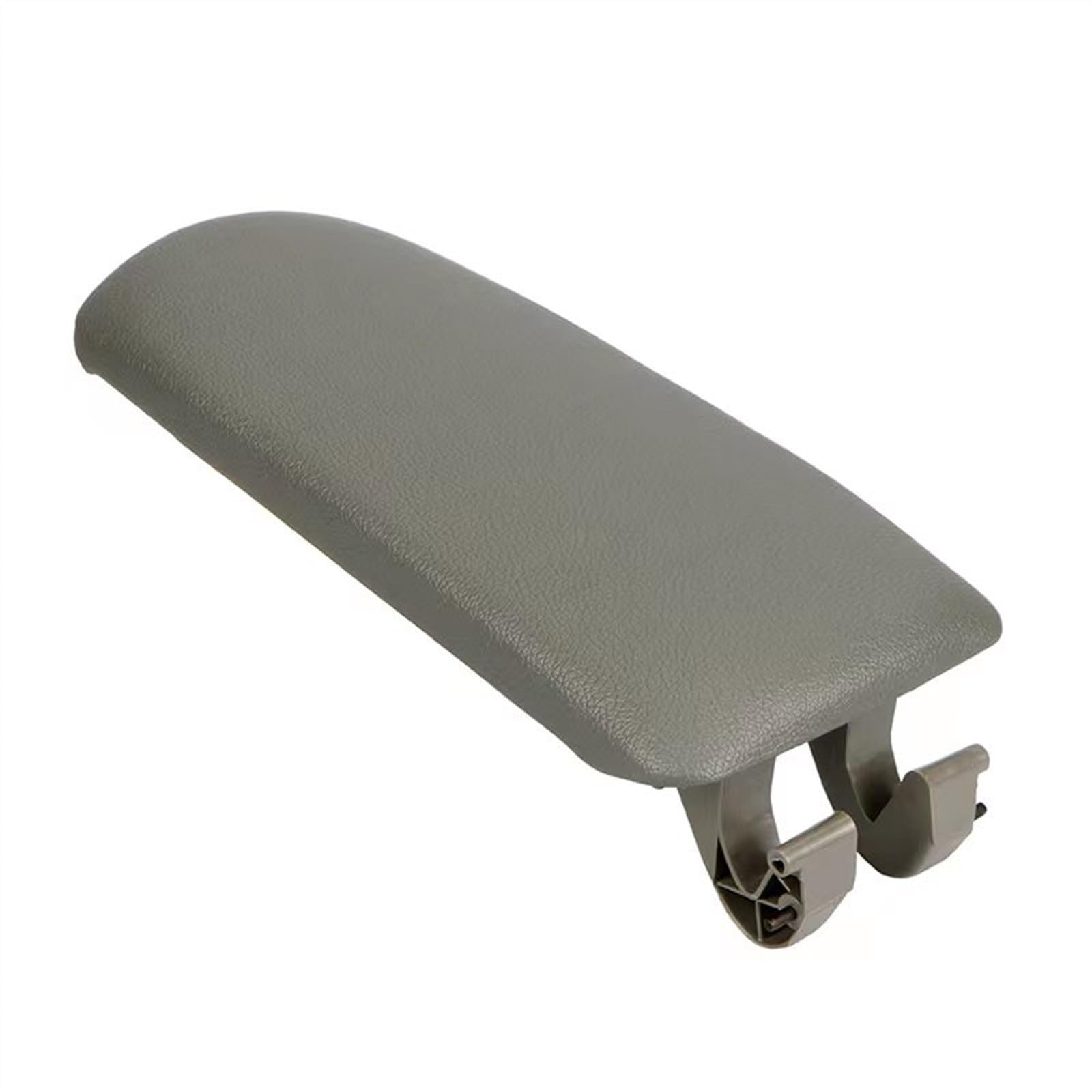 Sitz-Armlehnen-Boxanzug Auto Armlehne Latch Abdeckung Center Console Arm Rest Storage Box Deckel Abdeckung Leder für A4 B6 B7 2002-2007(Grau) von Generisch