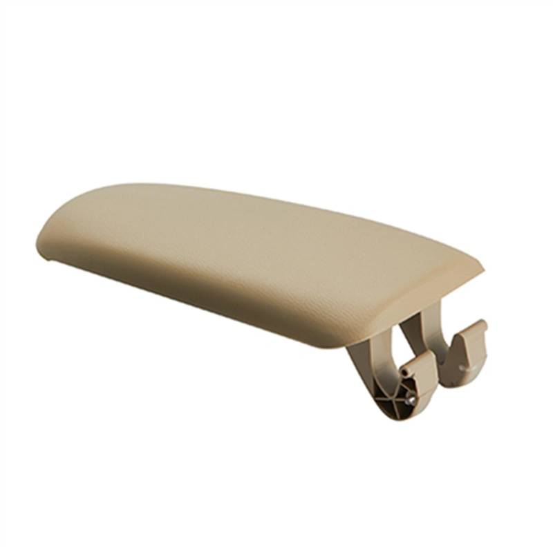 Sitz-Armlehnen-Boxanzug Für A4 B6 B7 2002-2007, 1 Stück Leder Auto Armlehne Latch Abdeckung Mittelkonsole Armlehne Aufbewahrungsbox Deckel Abdeckung(Beige) von Generisch