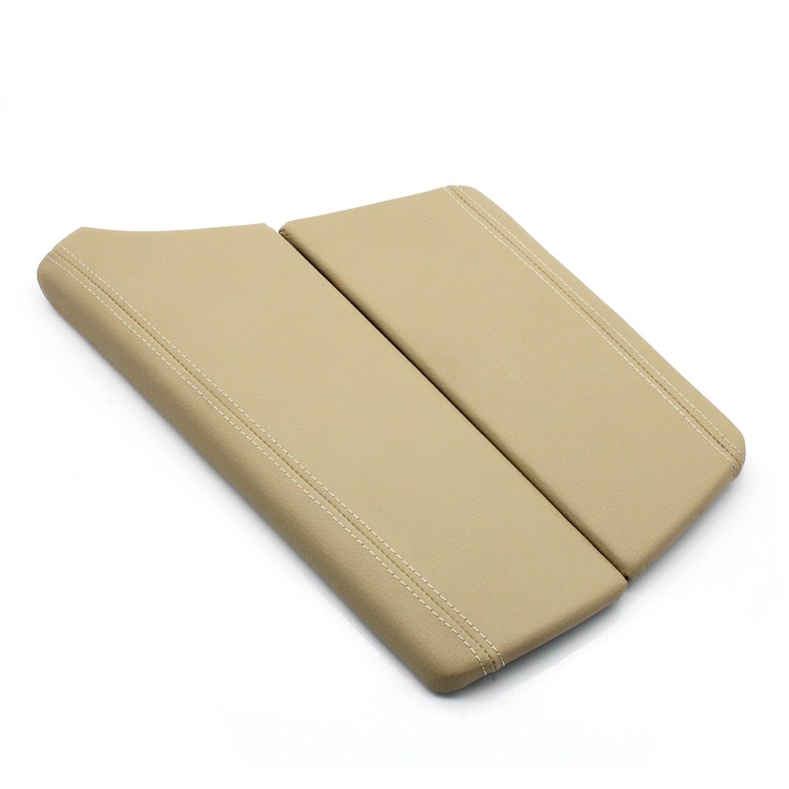 Sitz-Armlehnen-Boxanzug Für BMW 5 Series F10 F11 F18 2010-2017 Mittelkonsole Armlehne Fall Abdeckung Leder Aufbewahrungsbox Deckel Ersatz(Beige,Armrest Cover) von Generisch