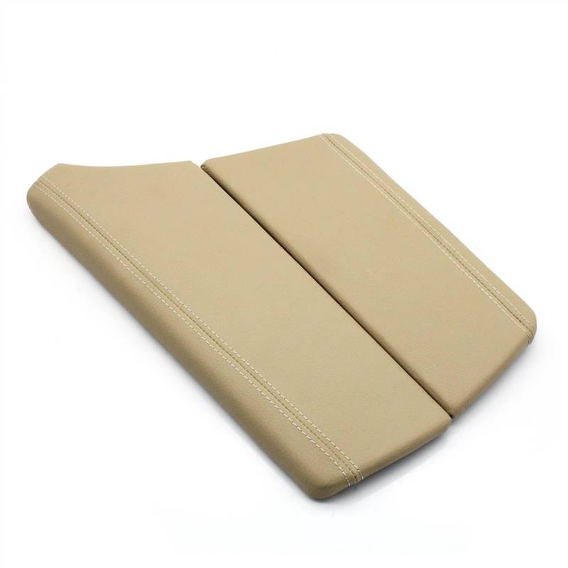 Sitz-Armlehnen-Boxanzug Für BMW 5 Series F10 F11 F18 2010-2017 Mittelkonsole Armlehne Fall Abdeckung Leder Aufbewahrungsbox Deckel Ersatz(Beige,Armrest Cover) von Generisch