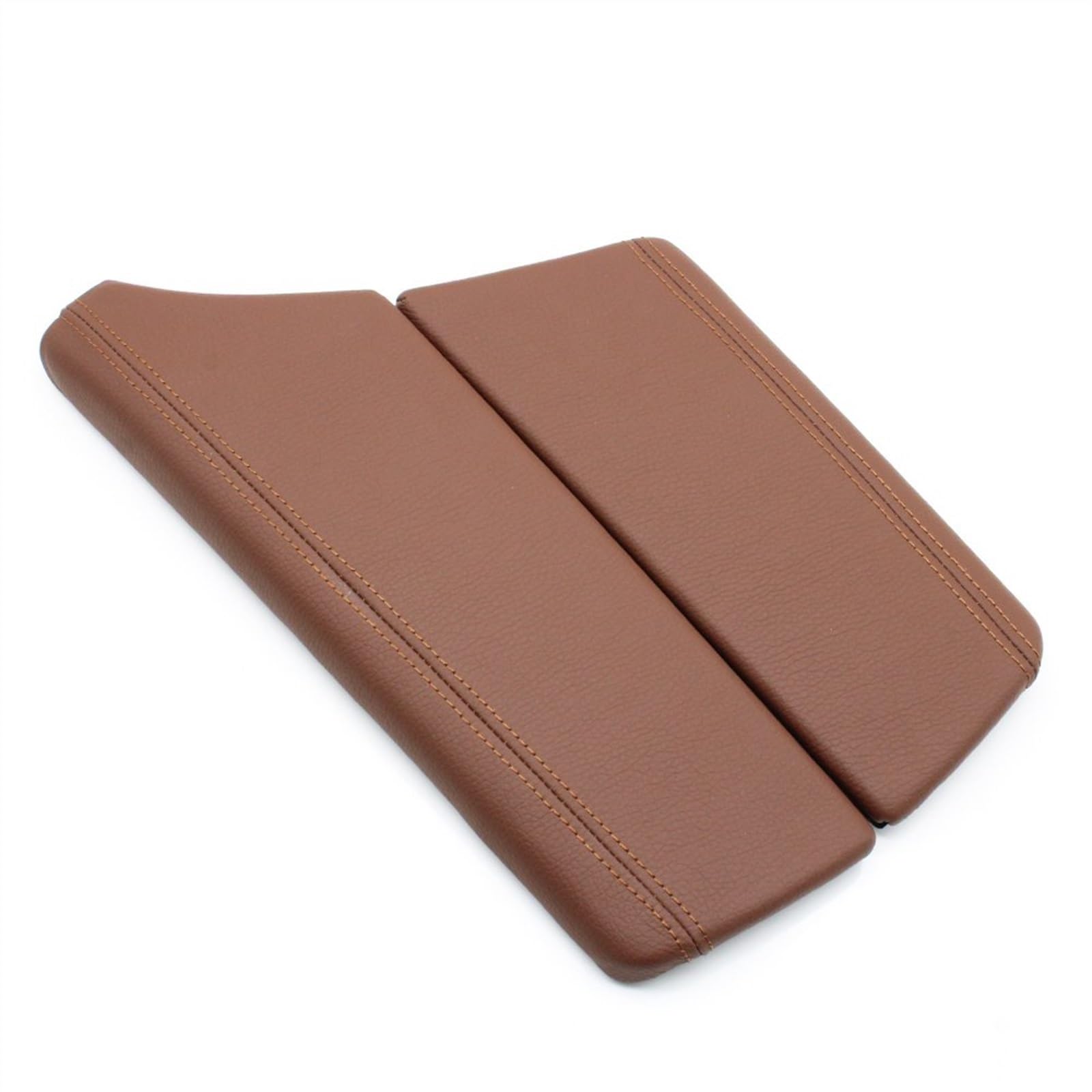 Sitz-Armlehnen-Boxanzug Für BMW 5 Series F10 F11 F18 2010-2017 Mittelkonsole Armlehne Fall Abdeckung Leder Aufbewahrungsbox Deckel Ersatz(Braun,Armrest Cover) von Generisch