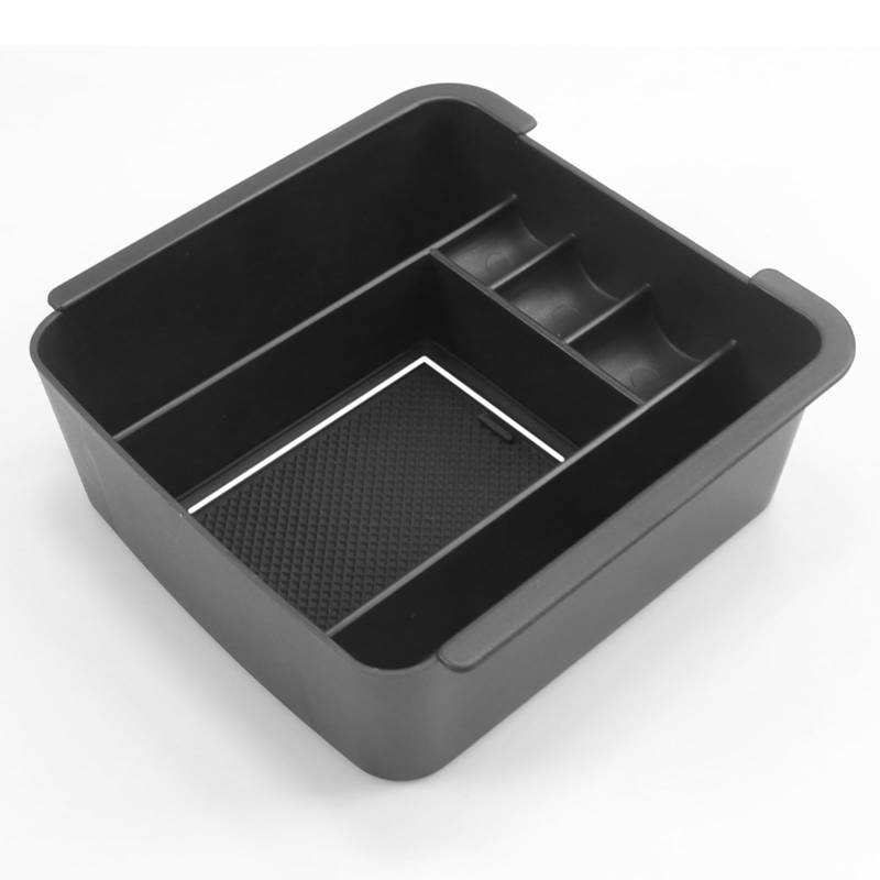 Sitz-Armlehnen-Boxanzug Für Mitsubishi für Outlander PHEV GN0W 2021 2022 Auto Zentrale Aufbewahrungsbox Rutschfeste Gummi Armlehne Aufbewahrungsbox(Weiß) von Generisch