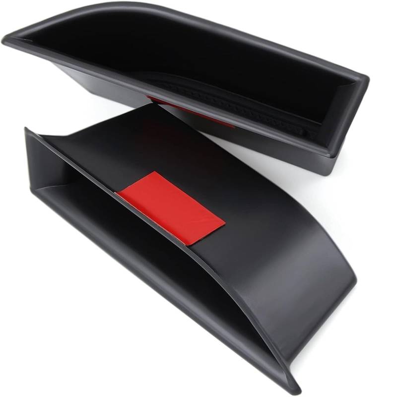 Sitz-Armlehnen-Boxanzug Für Peugeot 5008 3008 GT 2016-2018 Schwarz Front Tür Griff Lagerung Box Container Halter Tablett von Generisch