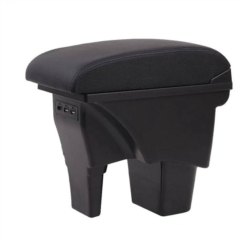 Sitz-Armlehnen-Boxanzug Für Suzuki für Vitara Armlehne Box Zentrale Lagerung Box Auto Zubehör Auto Armlehnen USB(A2Artificial leather) von Generisch