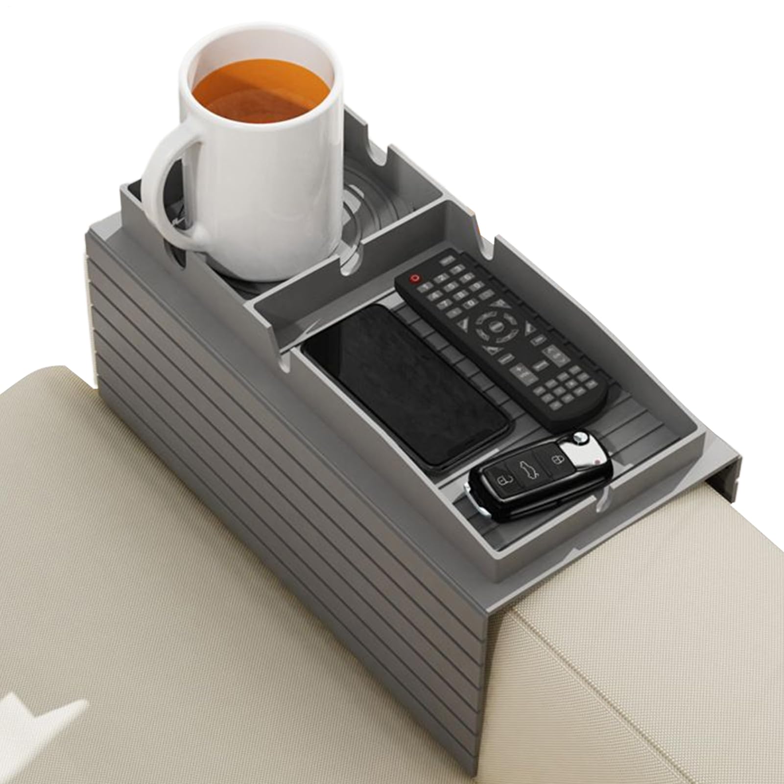 Sofa Tablett - Couch Cup Holder Getränkehalter | Sofa Getränkehalter Kissen Haushalt Schlafzimmer Wohnzimmer Outdoor Picknick Auslaufsicheres Silikon Tischchen Sofatablett Armlehne Sofa Tablett - Couch Cup Holder Getränkehalter | Sofa Getränkehalter Kissen Haushalt Schlafzimmer Wohnzimmer Outdoor Picknick Auslaufsicheres Silikon Tischchen Sofatablett Armlehne von Generisch