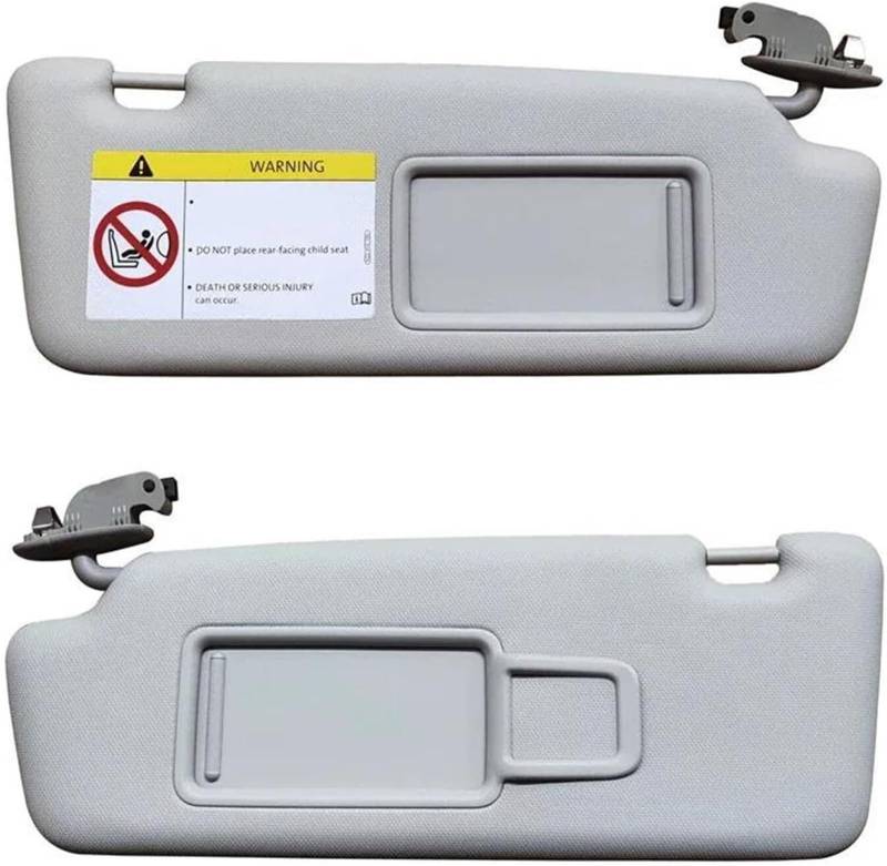 Sonnenblende vorne Sonnenblende Windschutzscheibe Grau für Mit Licht Für Q3 2013-2018 A1 Front Sonnenschirm(Left and Right) von Generisch