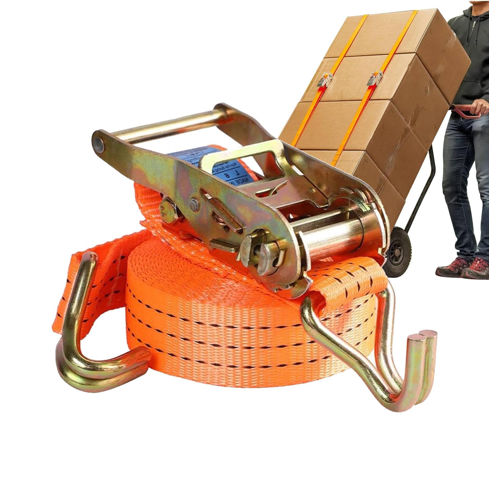 Spanngurte, Ratschengurte mit J-Haken, Zurrgurt, Dachmontage, Spanngurte für Van, Anhänger, Ladung, Motorrad, Ladungssicherung Spanngurte, Ratschengurte mit J-Haken, Zurrgurt, Dachmontage, Spanngurte für Van, Anhänger, Ladung, Motorrad, Ladungssicherung von Generisch