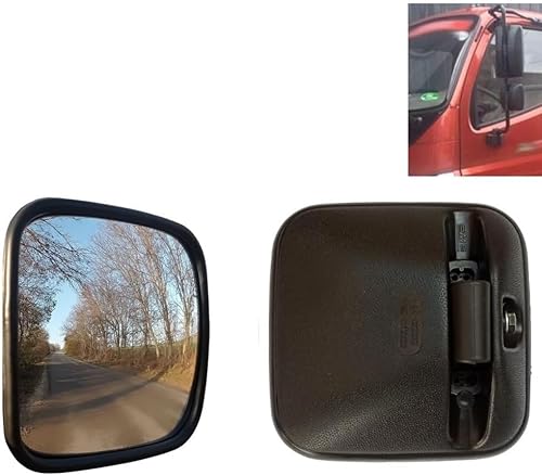 Spiegel Außenspiegel Rückspiegel Seitenspiegel Universal 18cm x 18cm für Transporter LKW PKW Traktor Bagger Links Rechts von Generisch