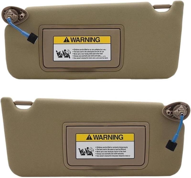 Spiegel Sonnenblende Beige Sonnenblende Schatten Für Accord 2008-2012 Front Sonnenschirm(Left and Right) von Generisch