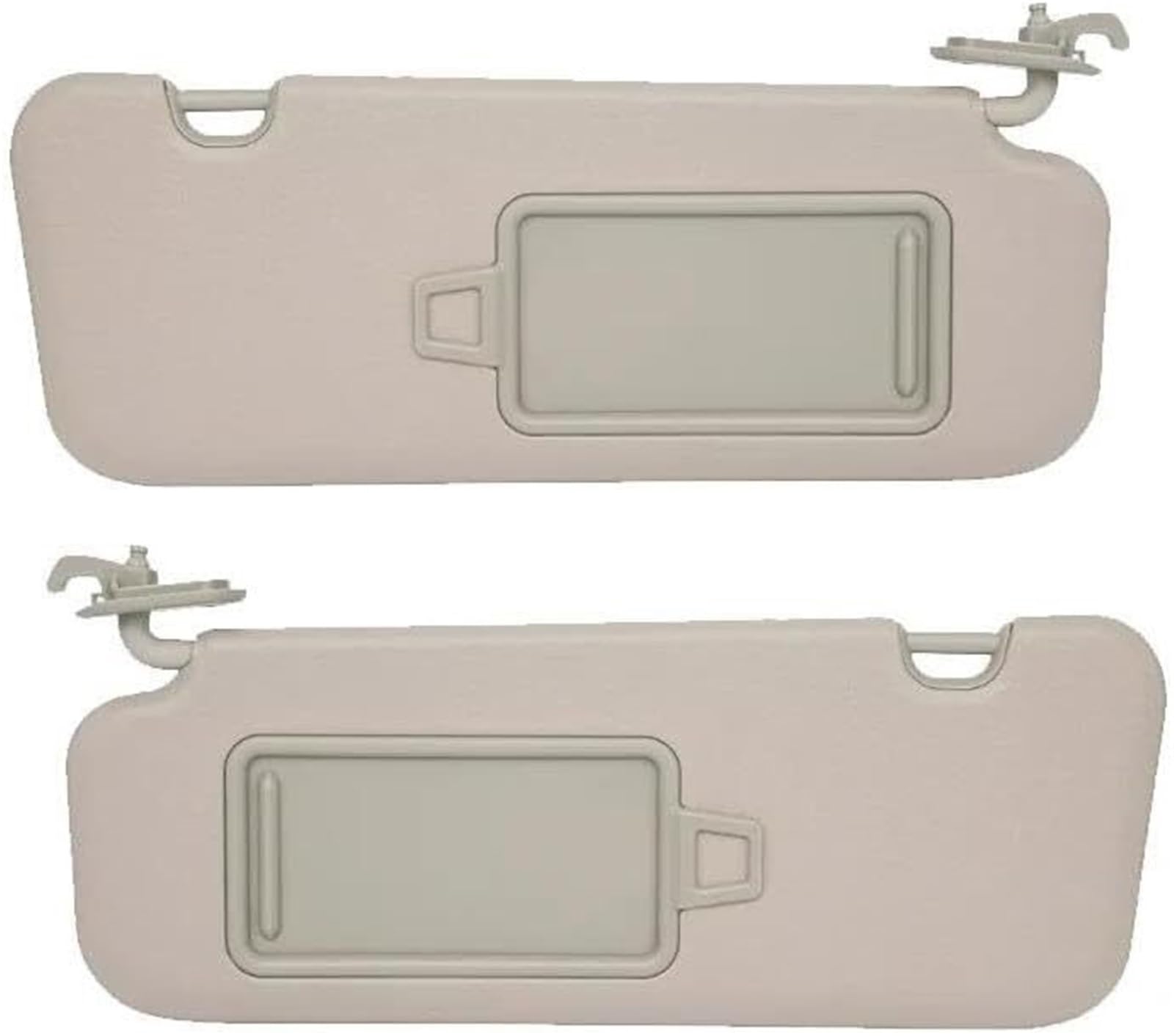 Spiegel Sonnenblende Für Hyundai Für Elantra AD 2016-2019 Sonnenschirm Sonnenschutz für Mit Kosmetik Spiegel(Beige Left) von Generisch