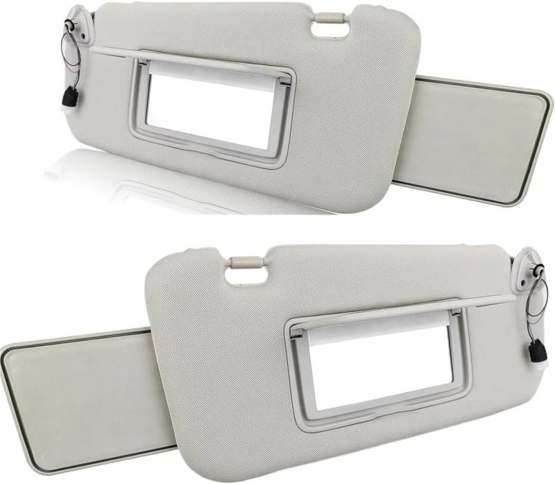 Spiegel Sonnenblende Für Nissan Für Murano 2009-2014 Innen Vorne Fenster Sonnenblende Abdeckung Sonnenblende Front Sonnenschirm(Left and Right) von Generisch