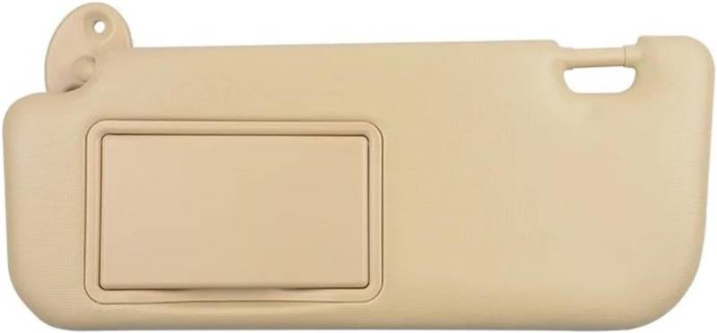 Spiegel Sonnenblende Für Toyota Für Corolla E160 E170 2014-2017 Panel Sonnenblende für Mit Make-Up Spiegel(Beige Left) von Generisch