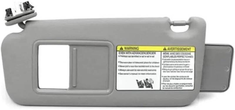 Spiegel Sonnenblende Grau Beige Links Rechts Seite Sonnenblende Für Toyota für RAV4 2006-2013 Front Sonnenschirm(Grey Left) von Generisch