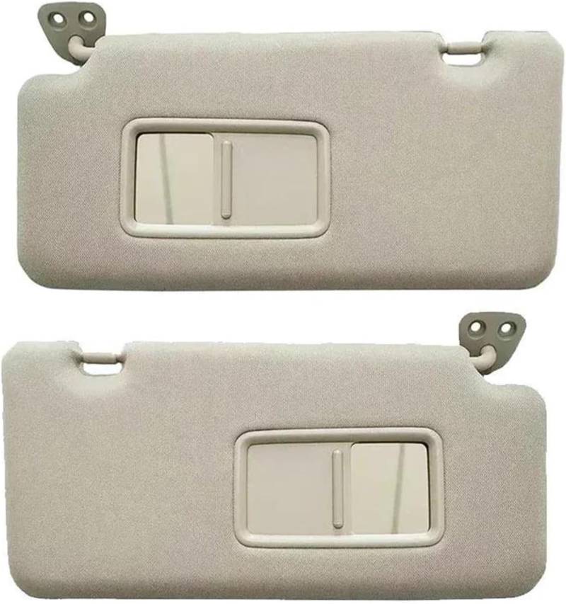 Spiegel Sonnenblende Vorne Links Rechts Windschutzscheibe für Mit Kosmetik Spiegel Für Nissan Für Tiida 2005-2010(Left and Right) von Generisch