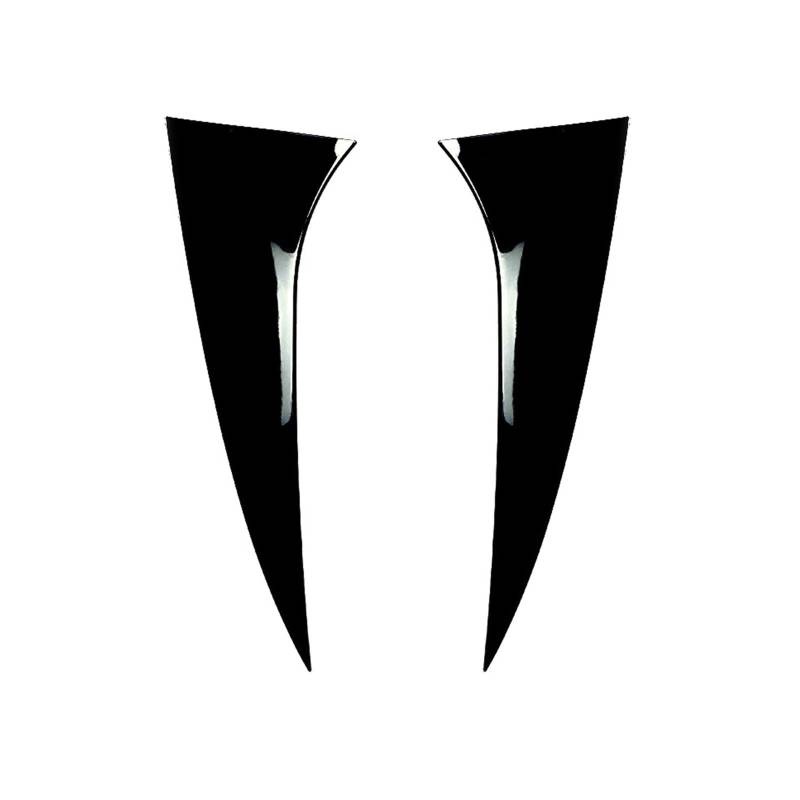 Spoiler 2Pcs Heckscheibe Seitenspoiler Canards Splitter für Hyundai IX35 2010-2017 Autoersatzteile Tuning für Glanzschwarz Heckspoiler-Lippendiffusor von Generisch