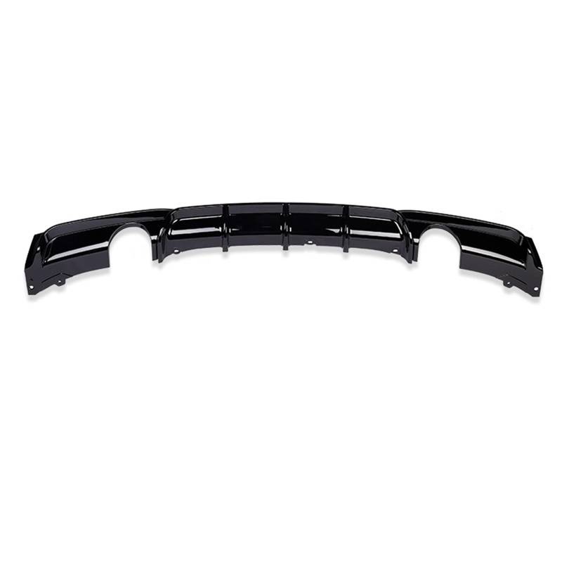 Spoiler Für BMW 3er F30 F31 F35 M3 für Sport 2012-2019 Auto Heckstoßstangendiffusor Frontlippe Kofferraumspoiler Body Kit Heckspoiler-Lippendiffusor(Double Single Out) von Generisch