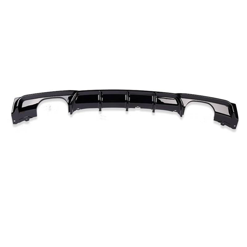 Spoiler Für BMW 3er F30 F31 F35 M3 für Sport 2012-2019 Auto Heckstoßstangendiffusor Frontlippe Kofferraumspoiler Body Kit Heckspoiler-Lippendiffusor(Single Dual Out) von Generisch