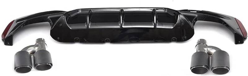Spoiler Für G30 G38 M für Sport 540i für Limousine 4-türiger Heckspoiler Heckspoiler-Lippendiffusor(2) von Generisch