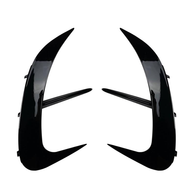 Spoiler Für Mercedes für Benz C Klasse W206 C200 C260 C300 2022 für AMG Auto Heckstoßstange Lip Splitter Spoiler Luftauslass Zierabdeckung Heckspoiler-Lippendiffusor(Schwarz) von Generisch