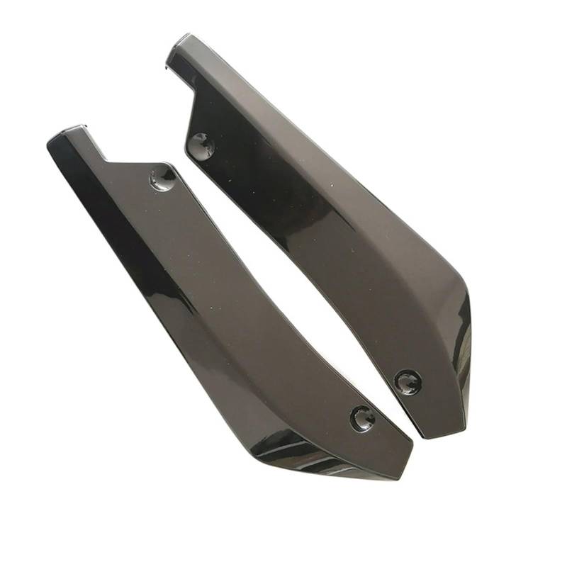 Spoiler Für Peugeot 206 208 308 307 207 3008 407 508 408 Hatch SW CC RCZ Auto Heckschürze Streifen Lip Spoiler Diffusor Splitter Heckspoiler-Lippendiffusor(Schwarz) von Generisch