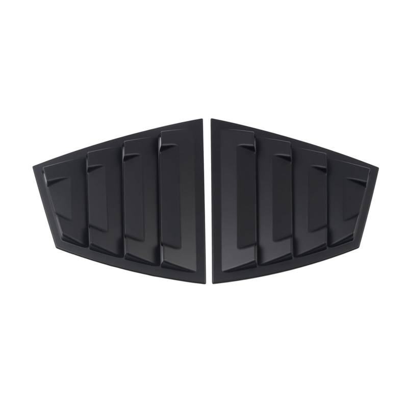 Spoiler Für Subaru für WRX für STi 2015-2020 2021, 2-teiliges Heckscheiben-Lamellenverschluss-Abdeckungs-Trimm-Autozubehör Heckspoiler-Lippendiffusor(Glossy Black) von Generisch