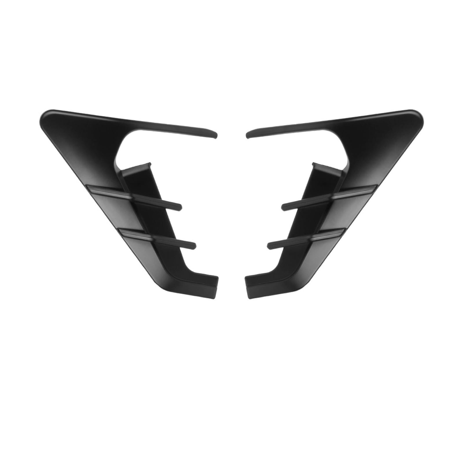 Spoiler Für Tesla für Modell Y 2019-2022 für Modell 3 2021 2022 2PCS Auto Seitenflügel Panel Abdeckung Spoiler Staubschutz Heckspoiler-Lippendiffusor(Matte black) von Generisch