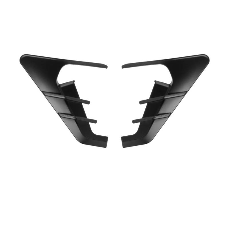 Spoiler Für Tesla für Modell Y 2019-2022 für Modell 3 2021 2022 2PCS Auto Seitenflügel Panel Abdeckung Spoiler Staubschutz Heckspoiler-Lippendiffusor(Matte black) von Generisch