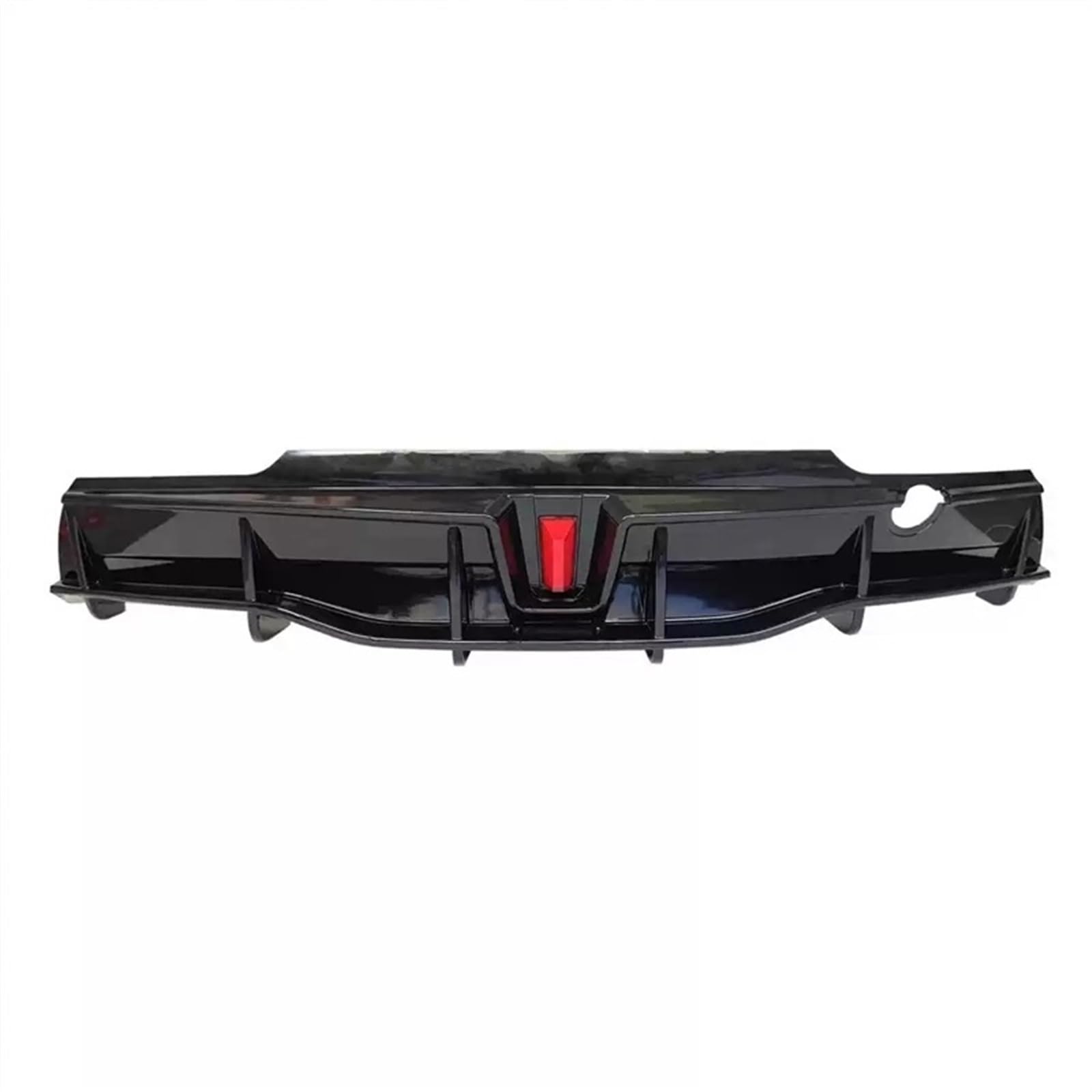Spoiler Heckdiffusorlippe für mit Kofferraumdeckel-Splitter für Tesla für Modell Y 2018 2019 2020 2021 2022 4-Türer Heckspoiler-Lippendiffusor(Model Y Carbon Color) von Generisch