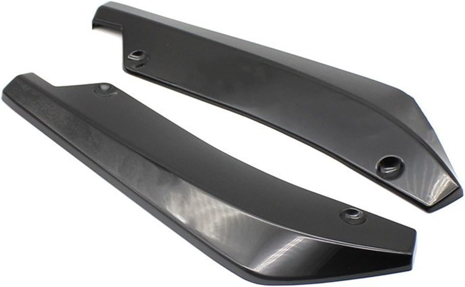 Spoiler Heckstoßstange Heckspoiler Lippe Canard Wing BodySpoiler Anti-Crash-Diffusor Lip Wrap Angle Splitter Protector Autospoiler Heckspoiler-Lippendiffusor(Schwarz) von Generisch