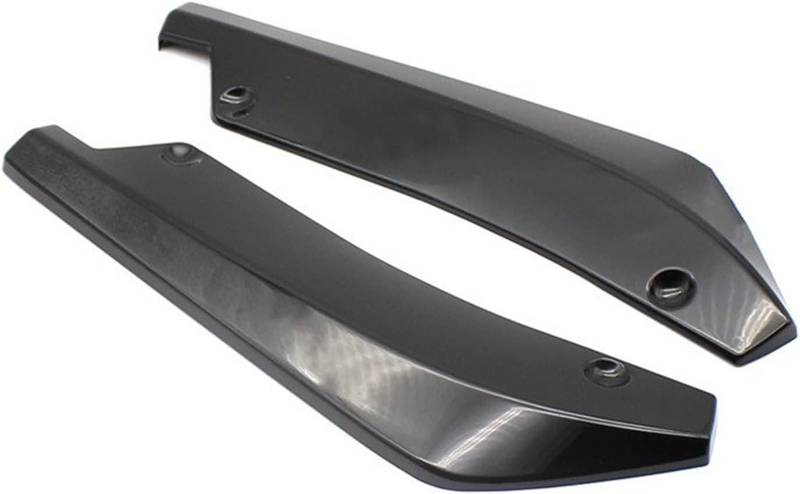 Spoiler Heckstoßstange Heckspoiler Lippe Canard Wing BodySpoiler Anti-Crash-Diffusor Lip Wrap Angle Splitter Protector Autospoiler Heckspoiler-Lippendiffusor(Schwarz) von Generisch