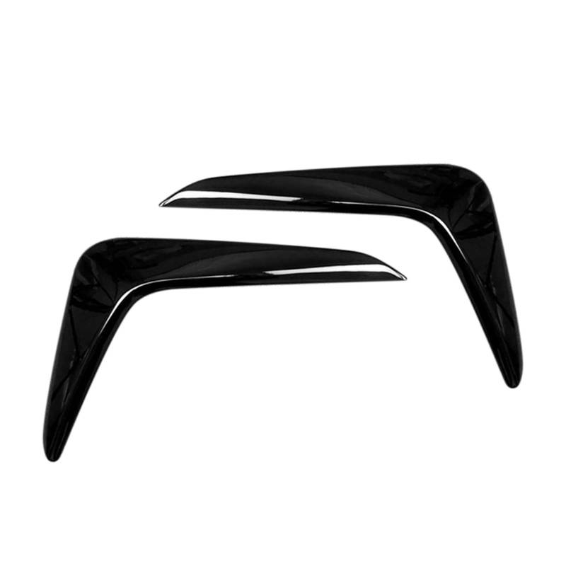 Spoiler PoloPlus 2019–2022, glänzend schwarz, Frontstoßstange Splitter Spoiler Abdeckungen, Zierleiste, Nebelscheinwerfer Augenbrauen Windaufkleber Heckspoiler-Lippendiffusor von Generisch