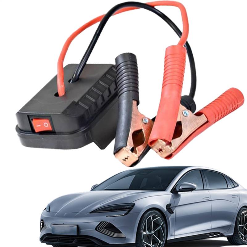 Starthilfe Powerbank, Tragbarer Jumper Box Battery Lithium Jump Starter, Kfz-Batterie-Booster Und HD-Starthilfekabel, Elektrischer Sprungstarter Für Motorrad Rasenmäher von Generisch