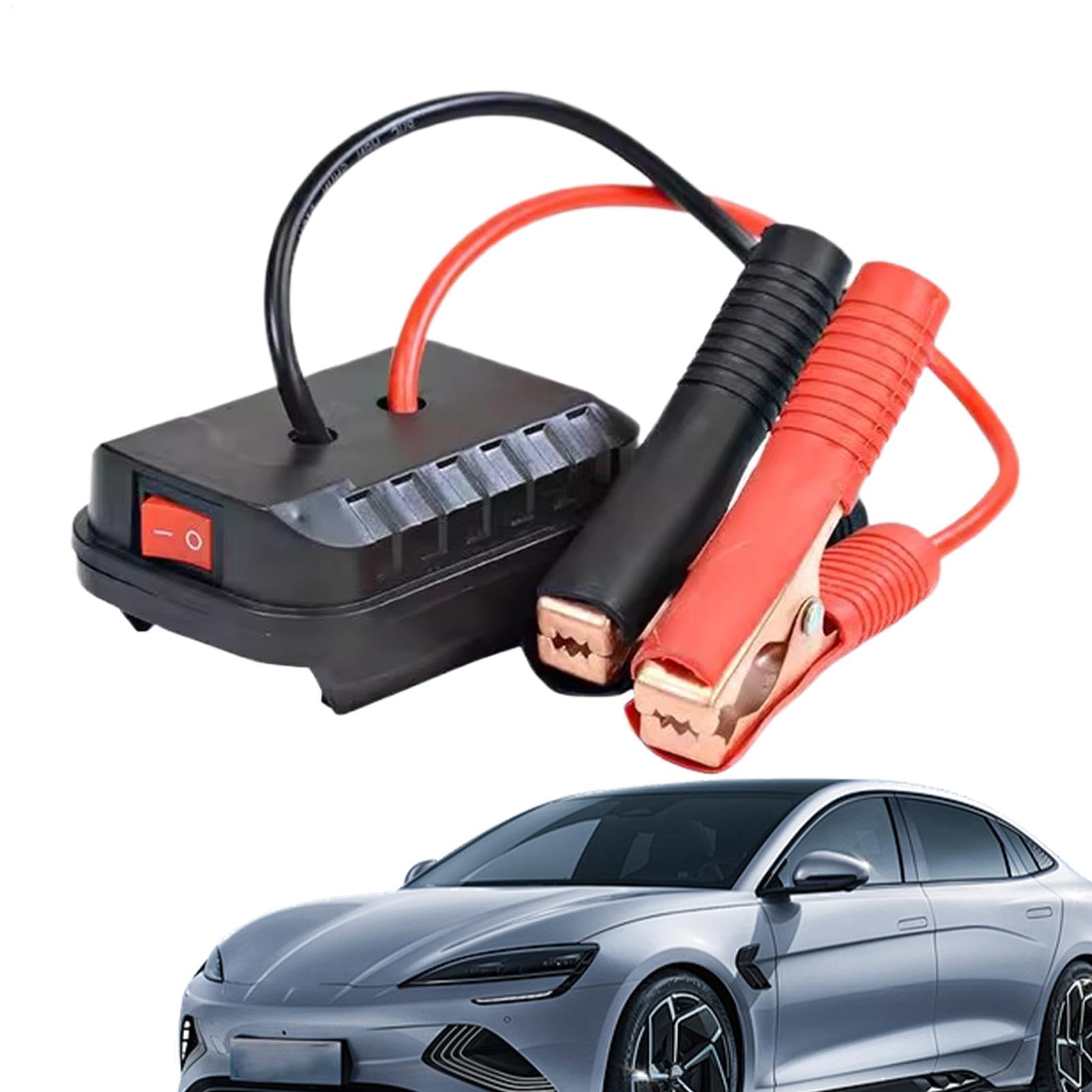 Starthilfe für Autobatterie – tragbarer Sprung-Starter | High Power Sprung Starter | sicherer Adapter Konverter 18-21 V | Automatischer Sprung Start, Inverter für Booster P Starthilfe für Autobatterie – tragbarer Sprung-Starter | High Power Sprung Starter | sicherer Adapter Konverter 18-21 V | Automatischer Sprung Start, Inverter für Booster P von Generisch