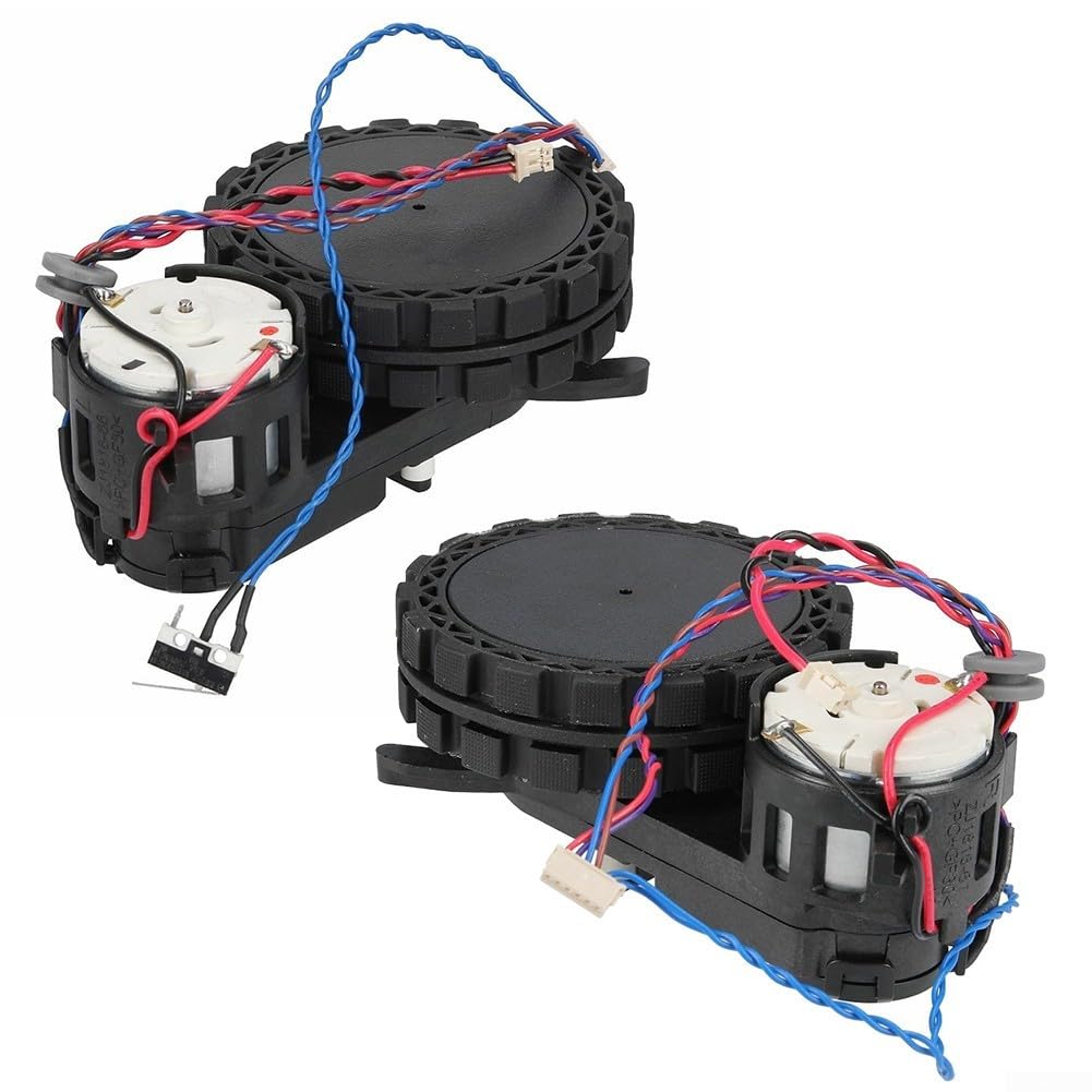 Staubsaugerrad mit Motor, passend für Deebot N8 Pro, passend für OZMO 920 950 Roboter-Staubsauger, Ersatzteile, Zubehör, links und rechts, Schwarz Staubsaugerrad mit Motor, passend für Deebot N8 Pro, passend für OZMO 920 950 Roboter-Staubsauger, Ersatzteile, Zubehör, links und rechts, Schwarz von Generisch