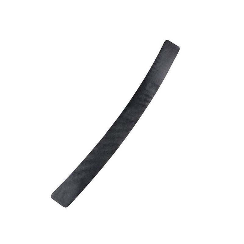Stoßstangenschutz fürs Auto 1 stücke Universal Auto Türschwelle Carbon Faser Aufkleber Hinten für Schützende Anti Scratch Stamm Film Pedal Kick Schutz(Grau) von Generisch