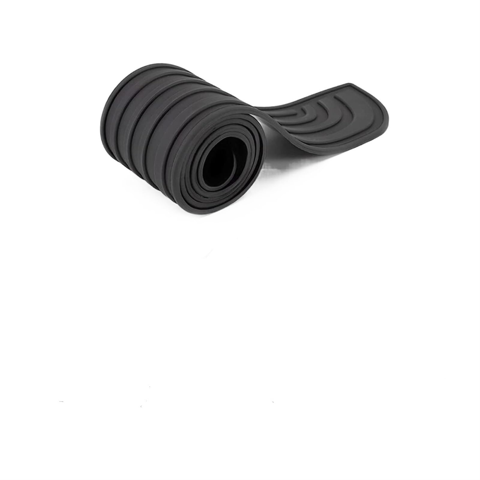 Stoßstangenschutz fürs Auto 2X Auto Türschweller Schutzfolie Universal Hinten Stoßstange Schutz Gummileisten Pad Trim Abdeckung Streifen Kratzfest(Black 104cm x 9cm) von Generisch